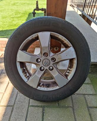 Set 4 pneumatici estivi con cerchi per Suzuki SX4