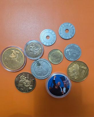 Lotto gettoni/token vari