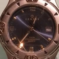 orologio acciaio uomo bicolore certus