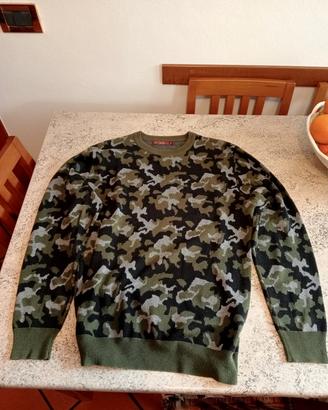 Maglione mimetico militare caccia 