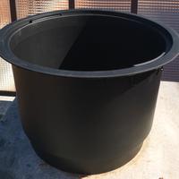 Grande vaso di plastica robusta