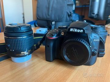 Nikon D3400 + obiettivo  18-55mm