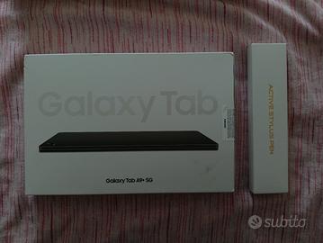 Samsung Galaxy Tab A9+ con tastiera, cover e penna