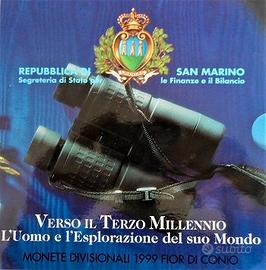 Rep. San Marino-Monete Divisionali FDC-anno 1999