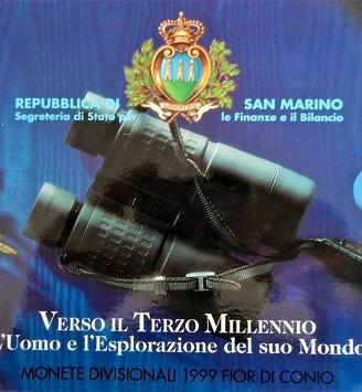 Rep. San Marino-Monete Divisionali FDC-anno 1999