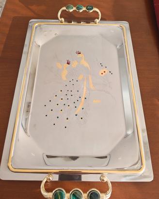 Vassoio vintage MGM Lumezzane Inox 18/10