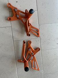 PEDANE POGGIAPIEDI MOTO BIKE KAWASAKI ZX6r 2008