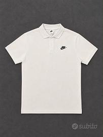 Polo Nike bianca vintage box logo L