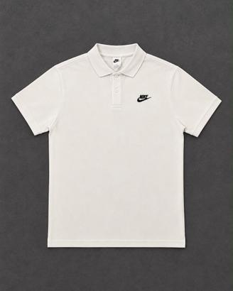 Polo Nike bianca vintage box logo L