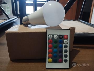 lampadina rgb+telecomando