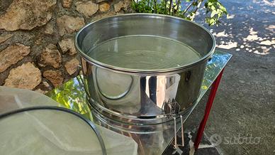 Prefiltro miele inox con filtro a sacco