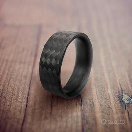 Anelli in fibra di carbonio personalizzabili