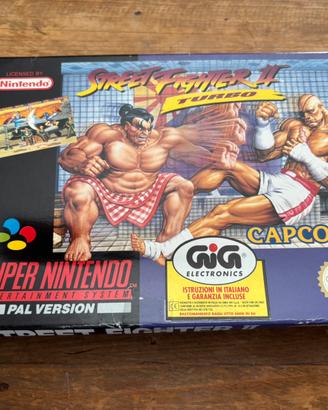 STREET FIGHTER II TURBO SUPER NINTENDO SNES