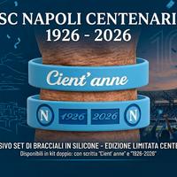 bracciale in silicone centenario calcio Napoli