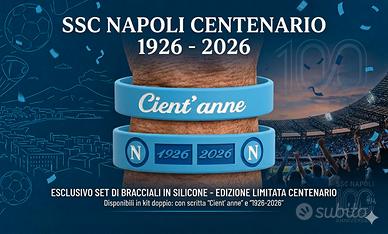 bracciale in silicone centenario calcio Napoli