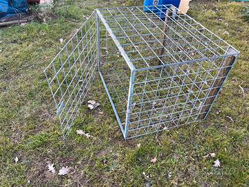 Gabbia ferro zincato