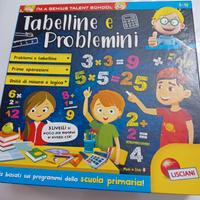 gioco istruttivo tabelline