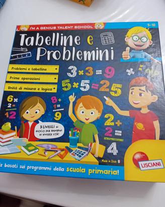 gioco istruttivo tabelline