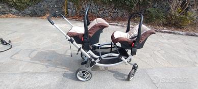 Passeggino gemellare ABC design modello ZOOM