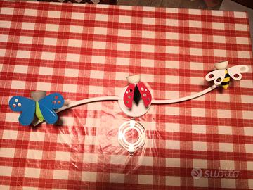 Lampadario a faretti per stanza ragazzi