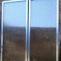 Due Pannelli Policarbonato/Alluminio - Cm 165 x 70