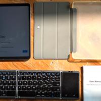 Tablet 8,4"+custodia+tastiera bluetooth pieghevole