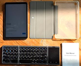 Tablet 8,4"+custodia+tastiera bluetooth pieghevole