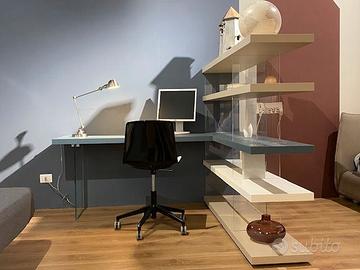 ZONA STUDIO E LIBRERIA VETRO ''LAGO''