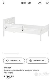 Lettino con accessori ikea