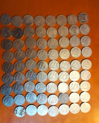 10 lire (gruppo di 71 pezzi)