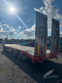 RIMORCHIO PAVELLI 3 ASSI CON RAMPE IDRAULICHE 2009