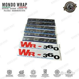 Adesivi forcellone compatibili Husqvarna TE WR