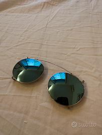 Lenti Clip on da sole tondo specchiate