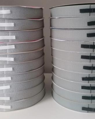 20 Pezzi Velcro Grigio 30 mm 25 M. Maschio Femmina