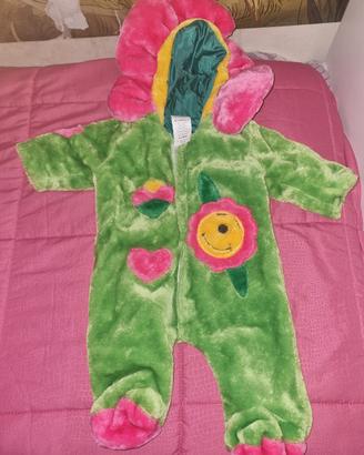 VESTITO DI CARNEVALE FIORE 6/9 MESI