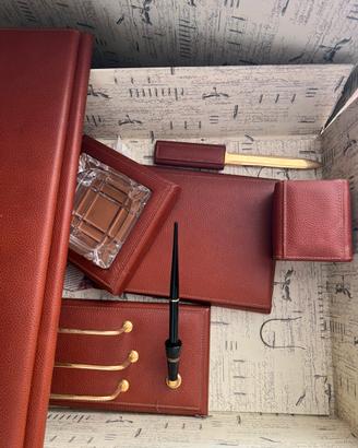 Set per ufficio in pelle