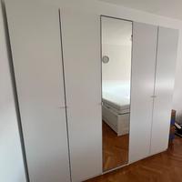 Armadio 5 ante + letto singolo/doppio IKEA