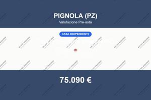 Immobile in asta di 285 m² con box auto a Pignola