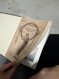 l'architettura italiana -collezione di volumi  