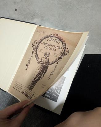 l'architettura italiana -collezione di volumi  