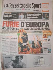 La Gazzetta dello sport  - Spagna Campione d'