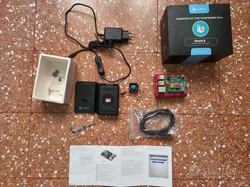 Raspberry Pi 4B 4 GB RAM, con MicroSD 32GB e altro