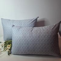 Coppia cuscinetti in cotone fantasia 