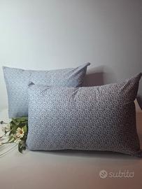 Coppia cuscinetti in cotone fantasia 