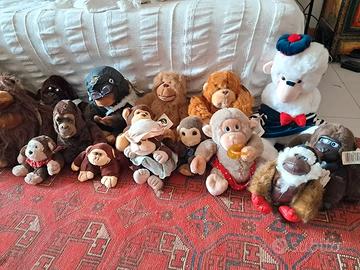25 Peluche scimmia collezione