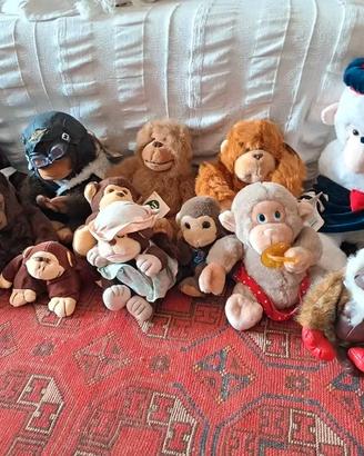 25 Peluche scimmia collezione