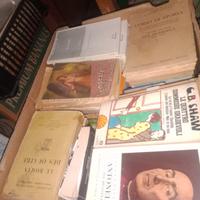 lotto cartoni di libri misti