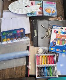 Materiale scolastico e creativo – tempere,