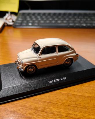 fiat 600 scala 1:43