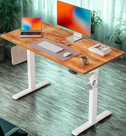 Scrivania elettrica regolabile 120 x 60